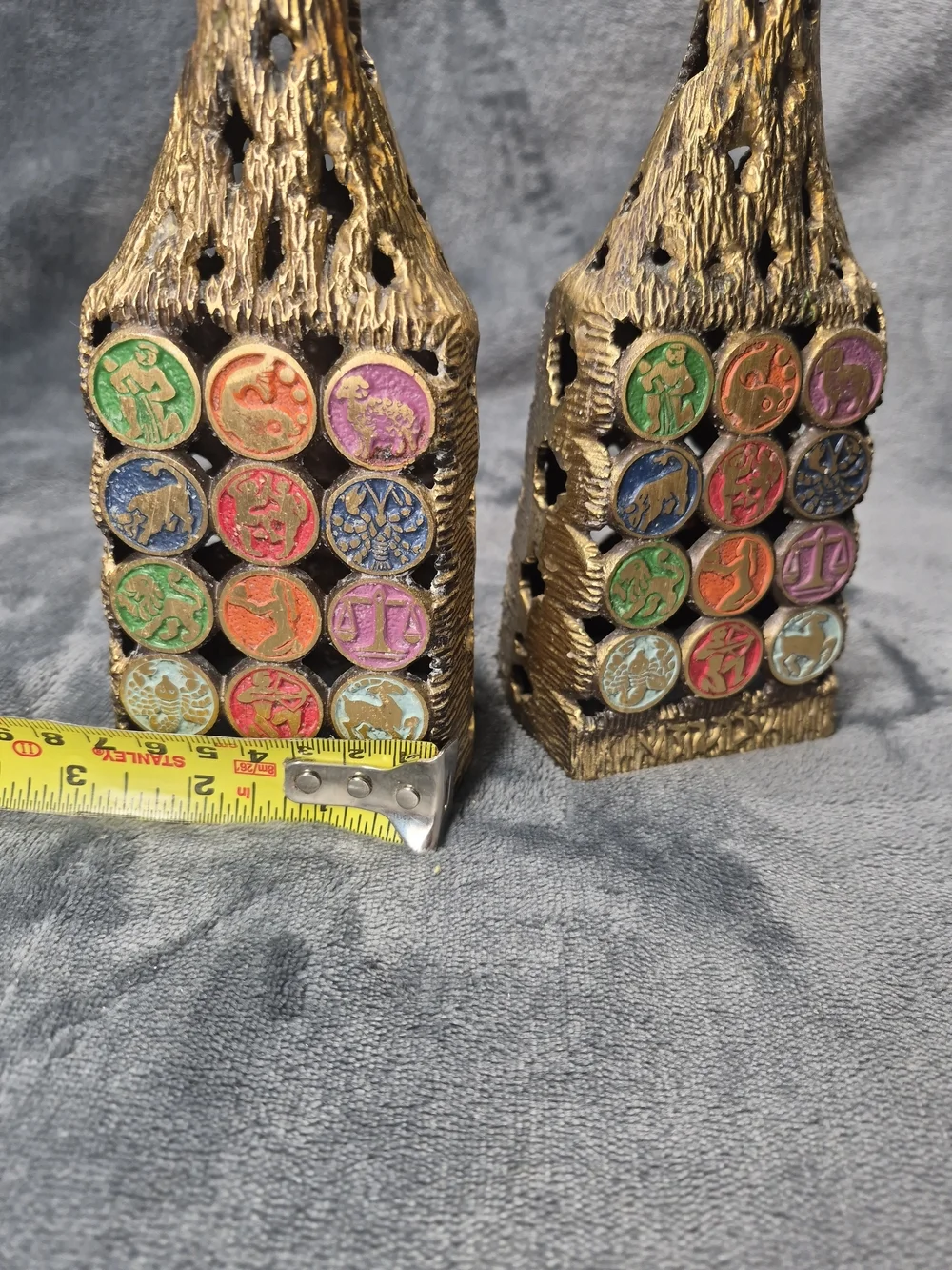 Vintage Zodiac Candle holders Candlesticks by 